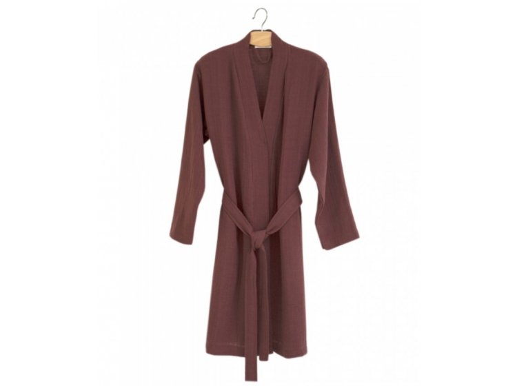 Халат женский Barine. Muslin Wine бордового цвета