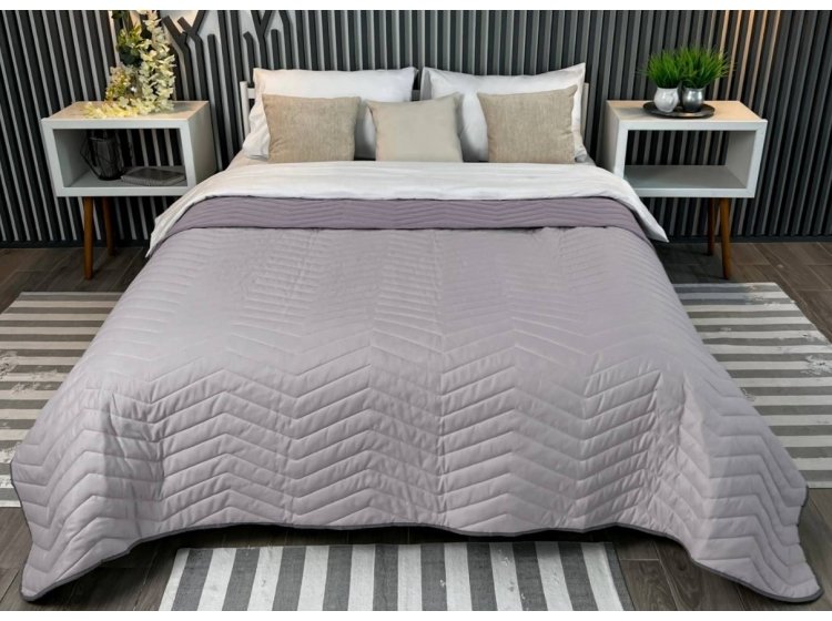 Покрывало стеганое ArCloud. ZigZag Porpoise+Nirvana