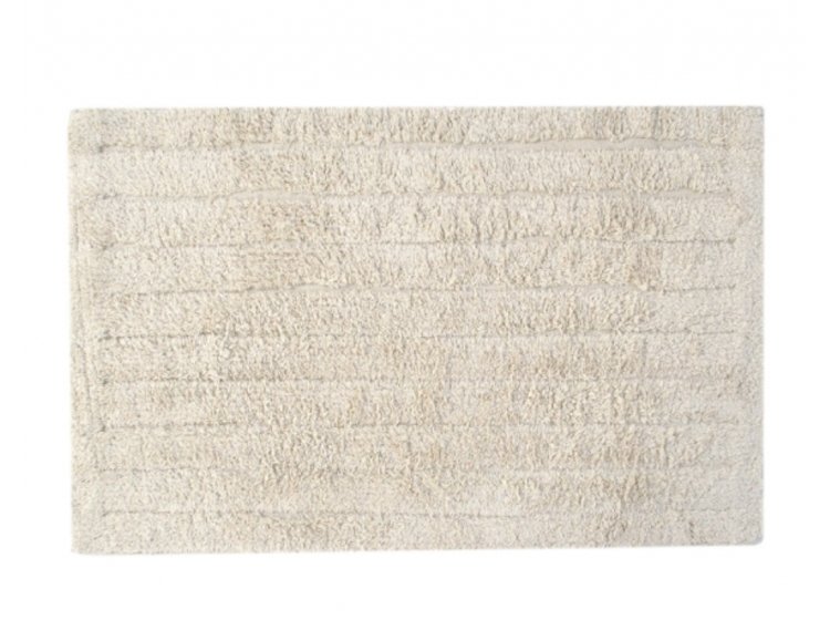Набор ковриков Shalla. Хлопок Dax ekru молочного цвета