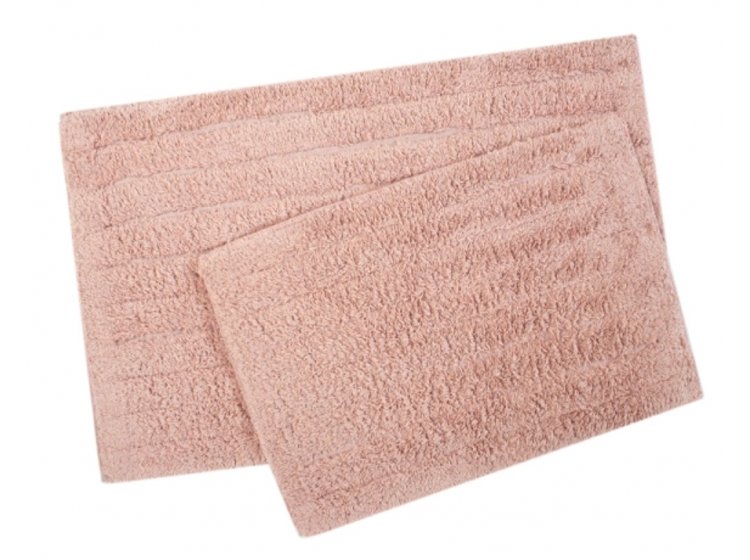 Набор ковриков Shalla. Хлопок Dax mercan кораллового цвета