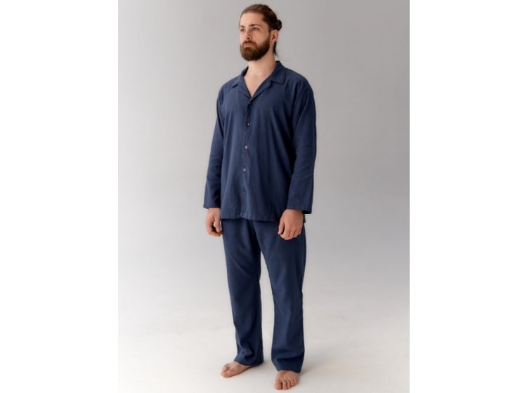 Пижама мужская Lotus Home. Porta синего цвета