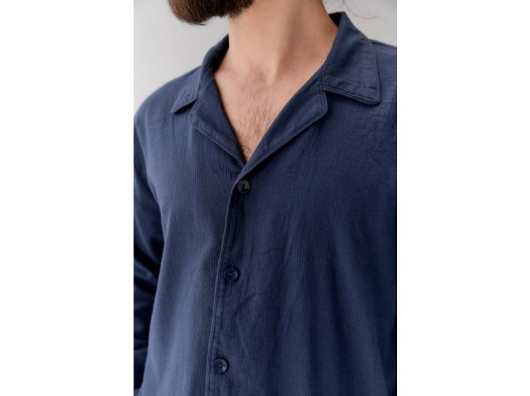 Пижама мужская Lotus Home. Porta синего цвета