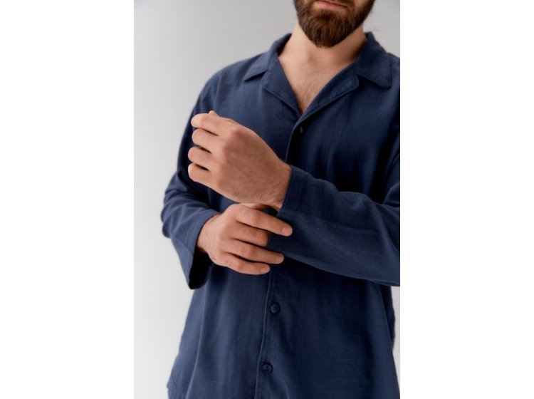 Пижама мужская Lotus Home. Porta синего цвета