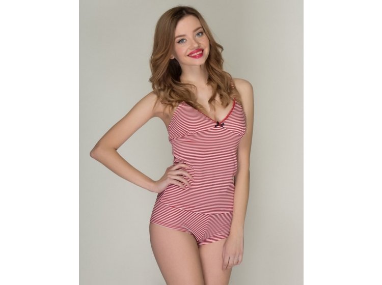 Домашний комплект U.S. Polo Assn. Майка и шорты 61000 бордовый