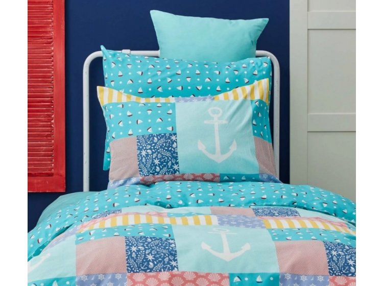 Подростковое постельное белье Nautica Home. Ранфорс Patch