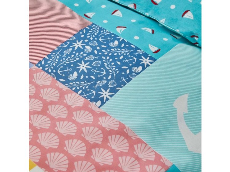 Подростковое постельное белье Nautica Home. Ранфорс Patch