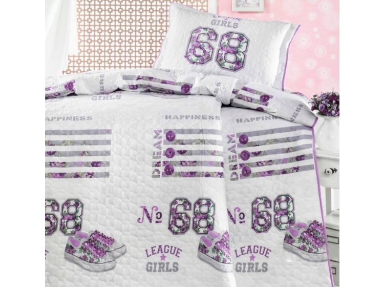 Подростковое покрывало с наволочкой Storway. Happy Girls V2