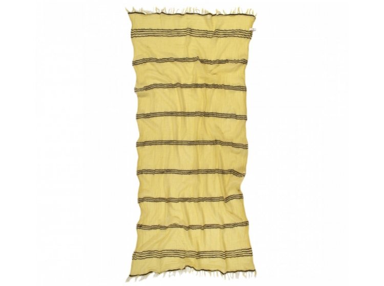 Полотенце пляжное Buldans. Pareo lemon лимонного цвета