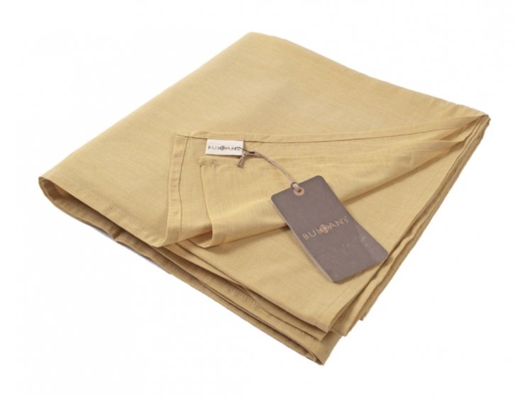 Простынь Buldans. Лиоцелл/хлопок Esinti olive оливкового цвета