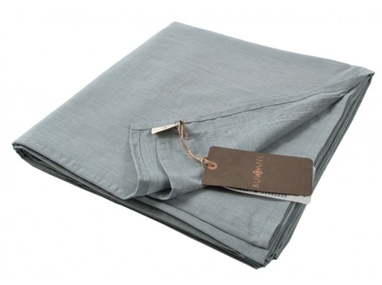 Простынь Buldans. Лиоцелл/хлопок Esinti mirage blue синего цвета