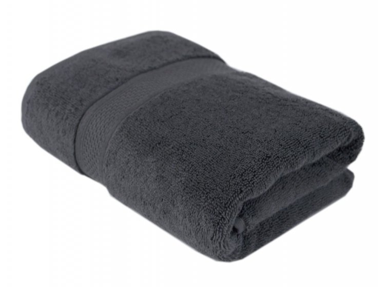 Полотенце махровое Lotus Home. Grand soft twist antrasit