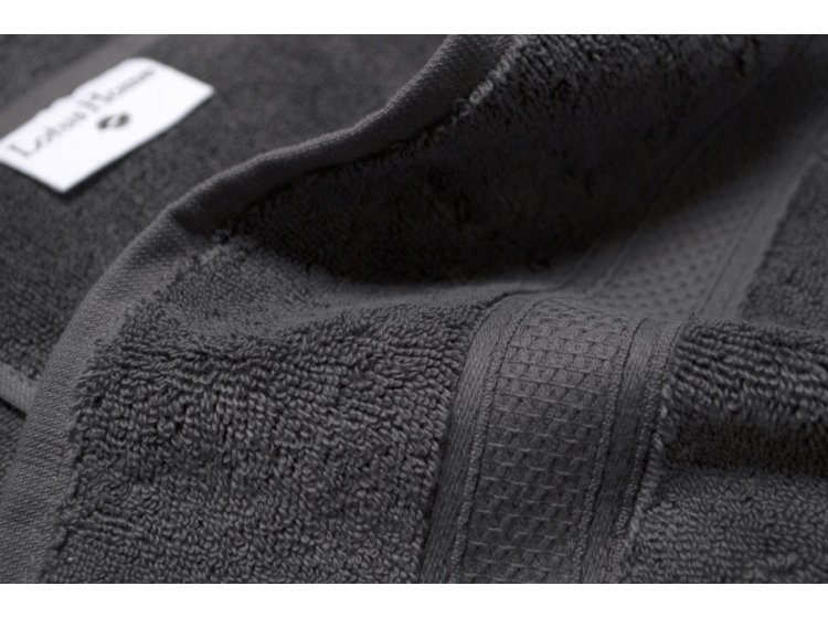 Полотенце махровое Lotus Home. Grand soft twist antrasit