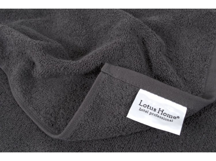 Полотенце махровое Lotus Home. Hotel Basic графит 600