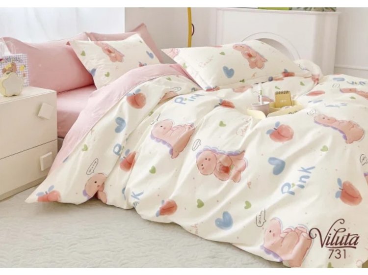 Подростковое постельное белье Viluta. Сатин 731 Динозаврики