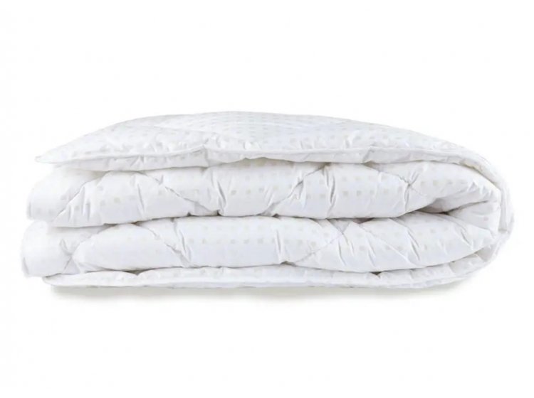 Одеяло зимнее ТЕП. Лебяжий пух в тике, металлизированная печать – квадрат