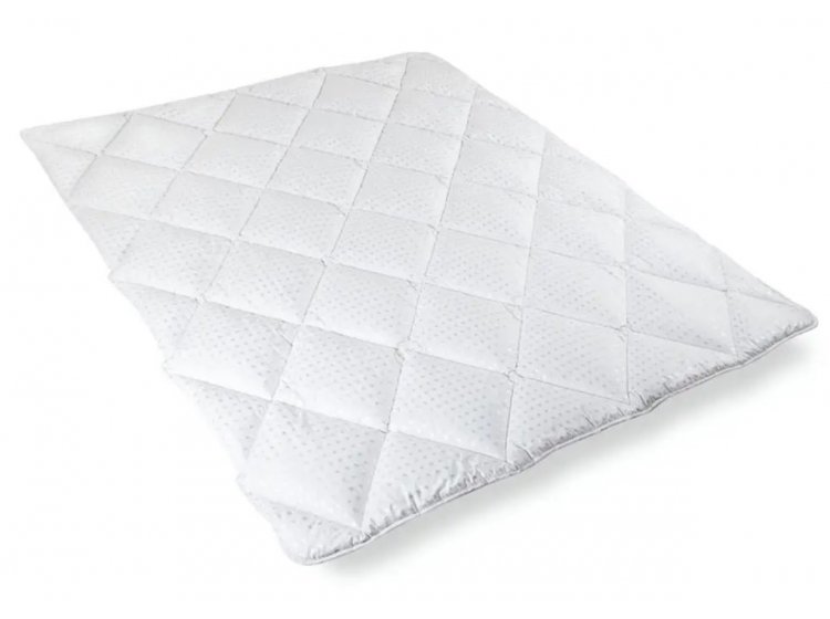 Одеяло зимнее ТЕП. Лебяжий пух в тике, металлизированная печать – квадрат