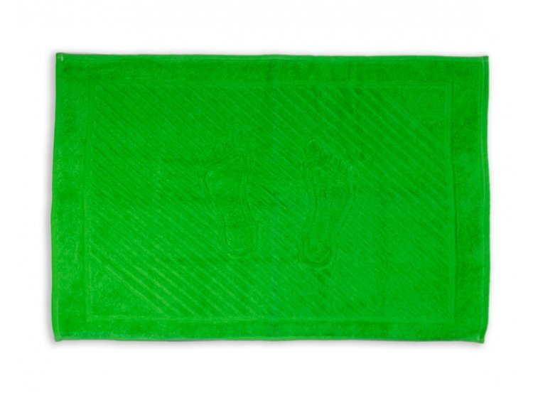 Полотенце-коврик для ног Home line. Зеленого цвета