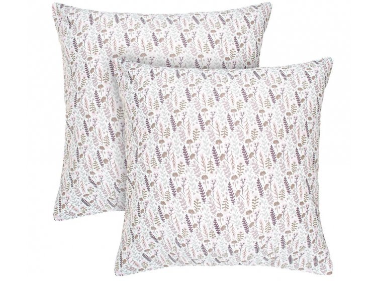 Набор наволочек Home Line. Бязь Цвітіння трав рожевий 140