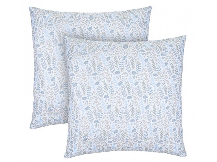 Набор наволочек Home Line. Бязь Цвітіння трав блакитний 140