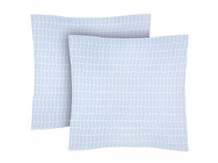 Набор наволочек Home Line. Бязь Паркет світло-блакитний 140