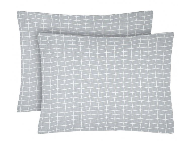 Набор наволочек Home Line. Бязь Паркет сіро-блакитний 140