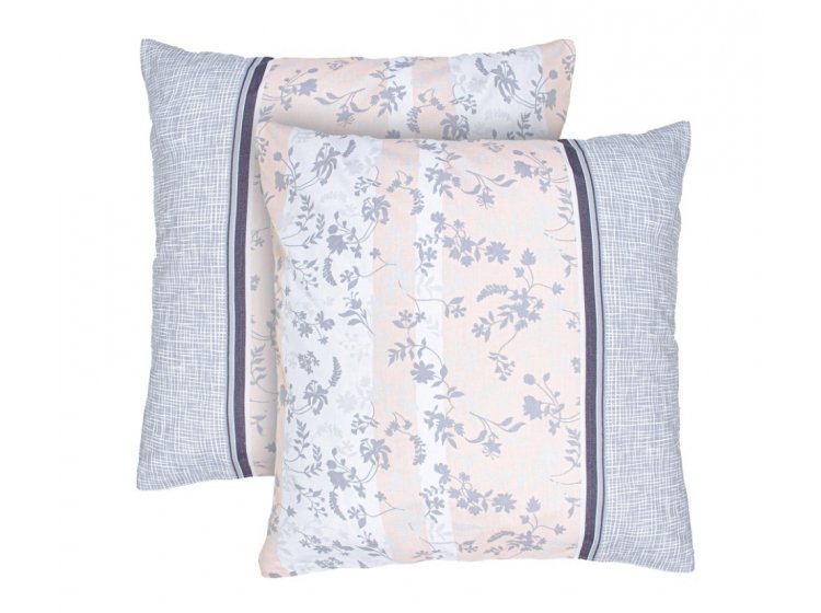 Набор наволочек Home Line. Бязь Затишок сіро-рожевий 140
