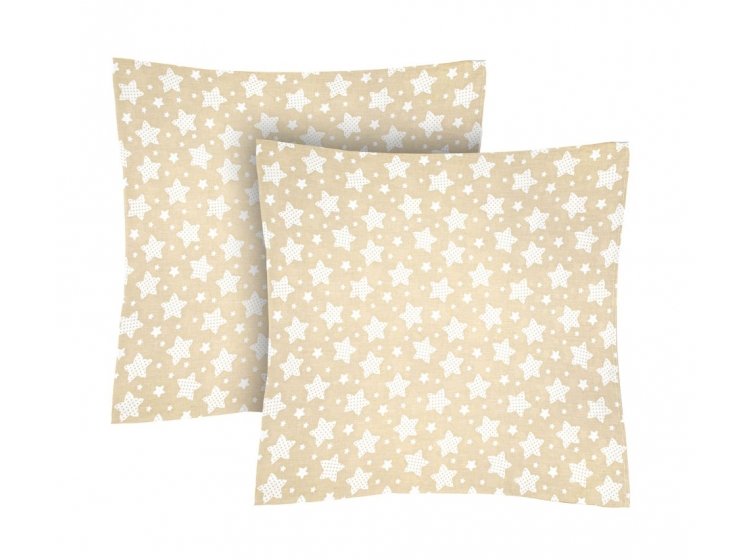 Набор наволочек Home Line. Бязь Зорі в горох пудра 140