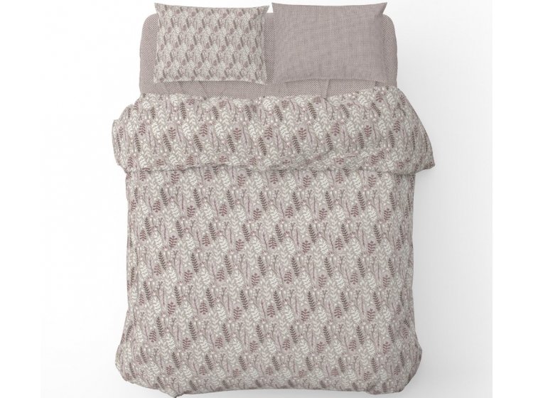 Постельное белье Home Line. Бязь Цвітіння трав/Пшоно ліловий