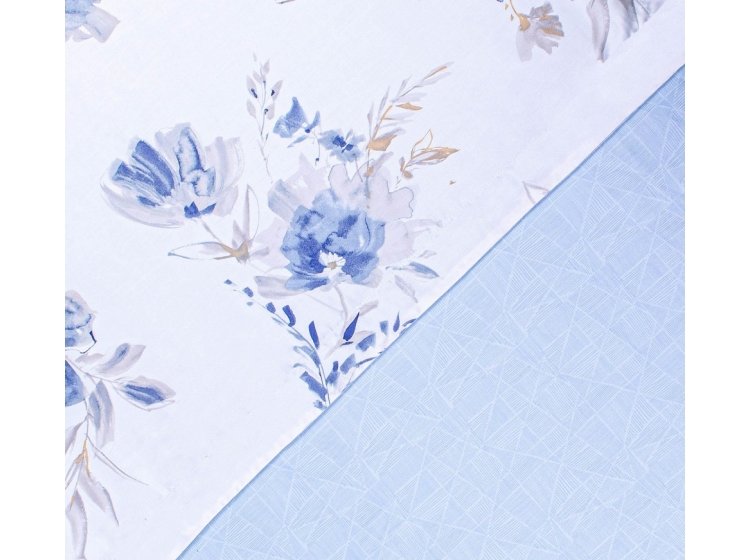 Постельное белье Home Line. Тенсел Доріс Блакитний