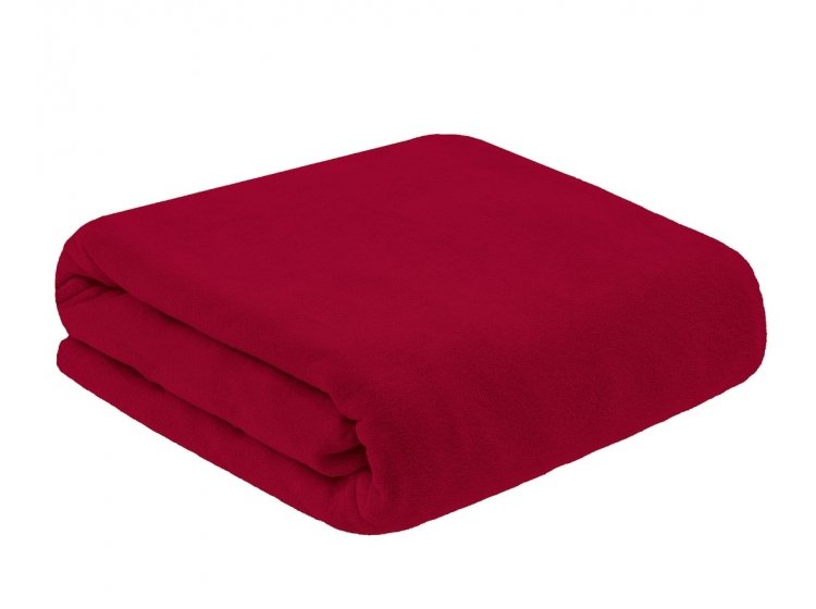 Простынь на резинке махровая Home Line. Бордо 180