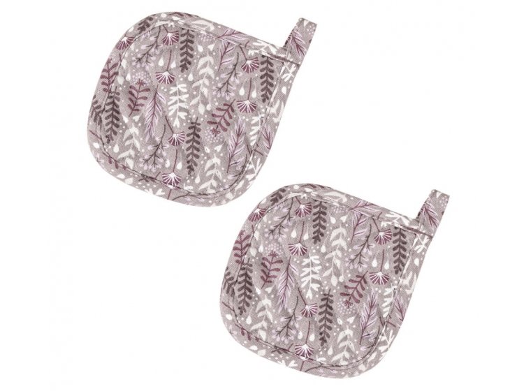 Набор прихваток для кухни Home Line. Цвітіння трав/Пшоно ліловий