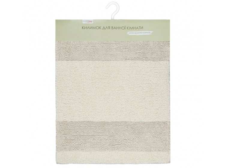 Коврик для ванной Home Line. Stripes айвори