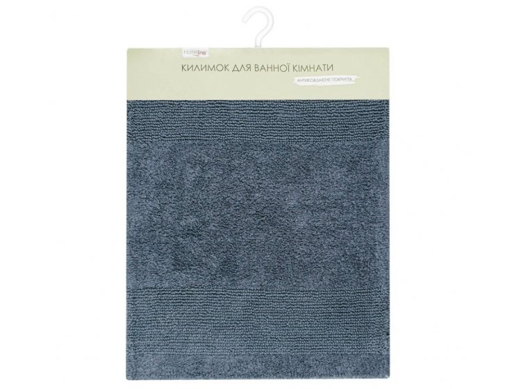 Коврик для ванной Home Line. Stripes темно-серый
