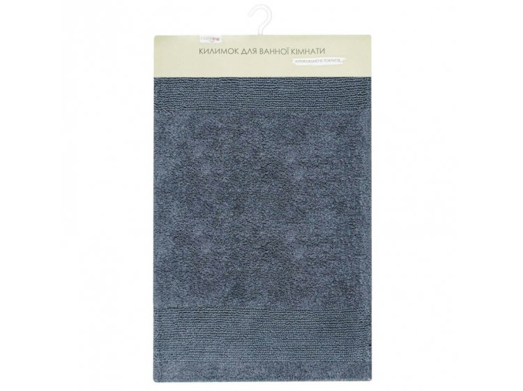 Коврик для ванной Home Line. Stripes темно-серый