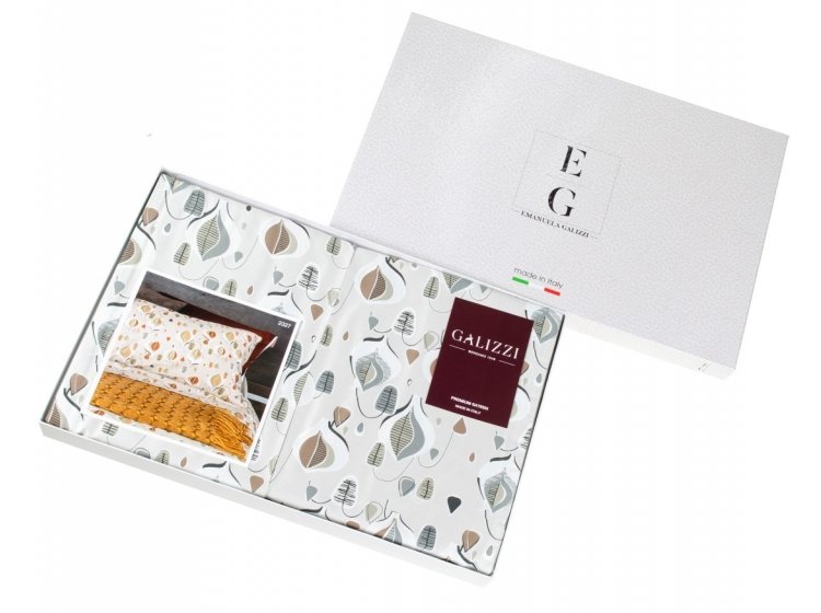 Постельное белье Emanuela Galizzi. Arianna светло-серого цвета