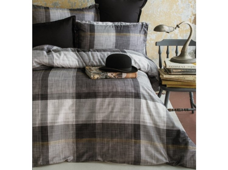 Постельное белье Issimo. Сатин Digital Dunloe Black