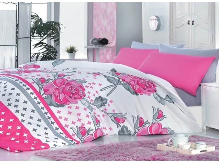 Постельное белье Zambak. Premium Ranforce 7637-01