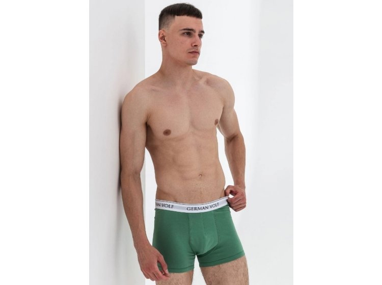 Боксеры мужские 2 шт. German Volf. 23058-1 хлопок зеленого цвета