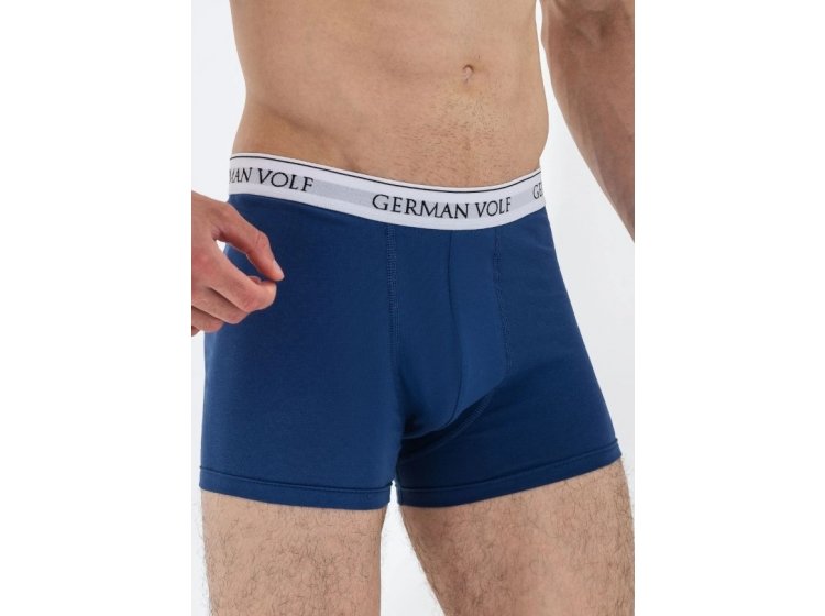 Боксеры мужские 2 шт. German Volf. 23057-1 хлопок синего цвета
