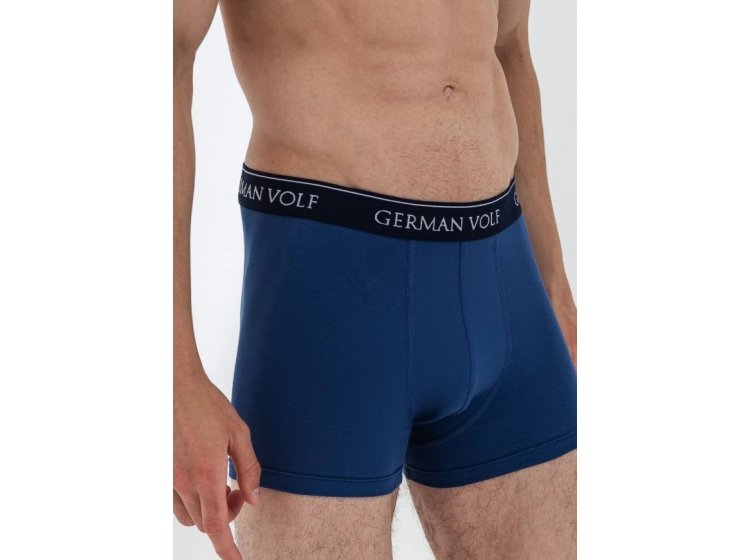 Боксеры мужские 2 шт. German Volf. 23057-1 хлопок синего цвета