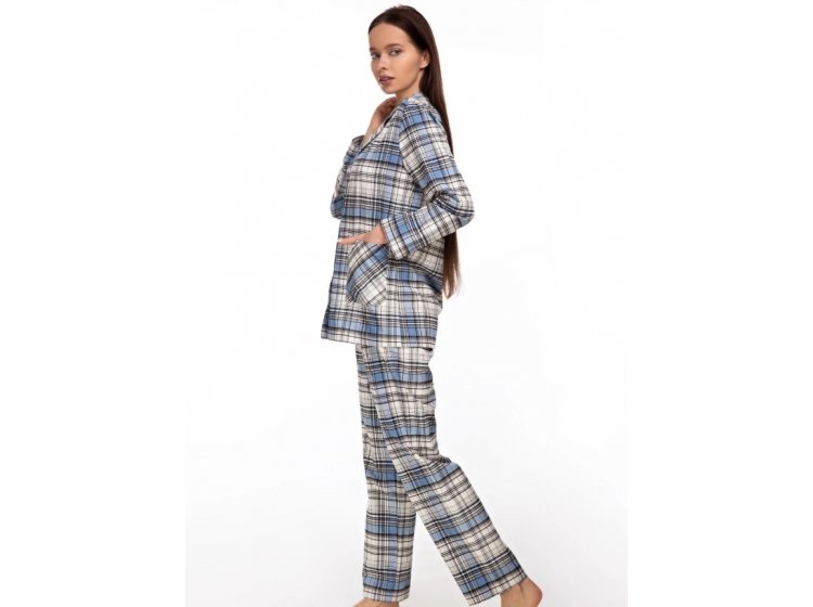 Пижама фланелевая German Volf. 00065 рубашка и брюки