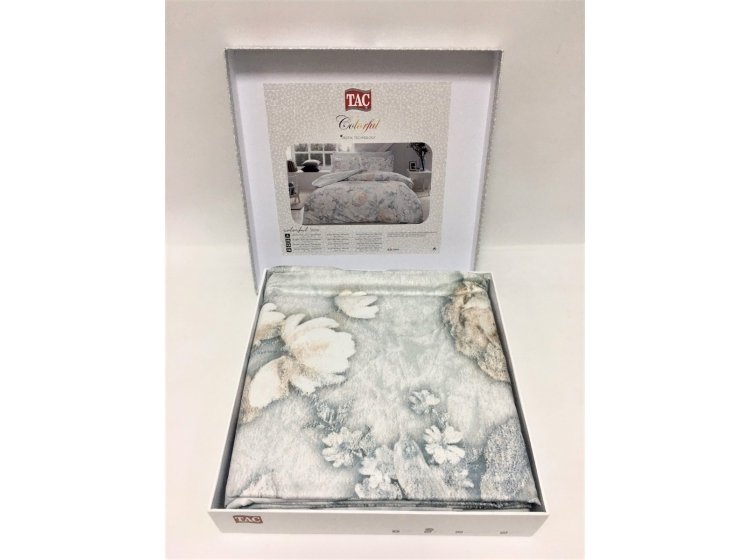 Постельное белье TAC. Сатин Digital Seine Grey