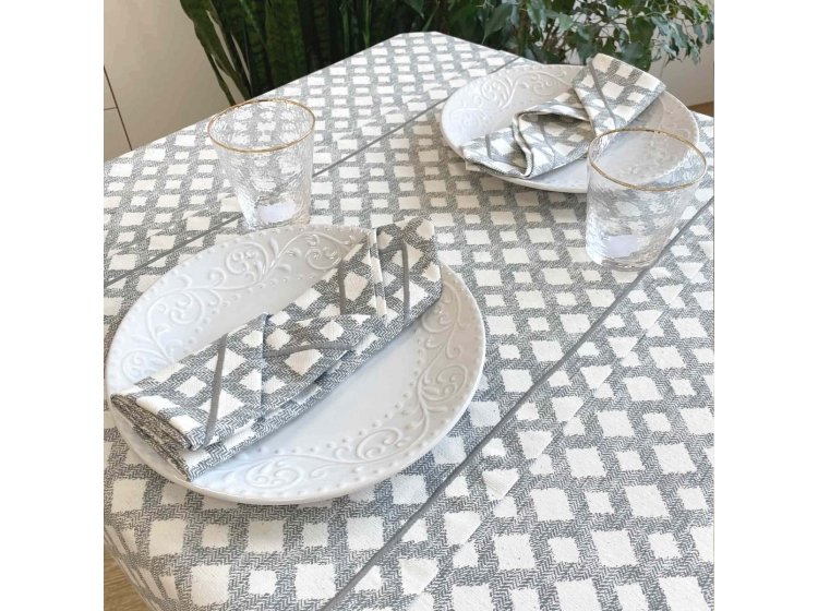 Скатерть Прованс. Avantime Лофт серая
