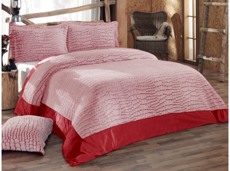 Покрывало Irya. Stone Kirmizi