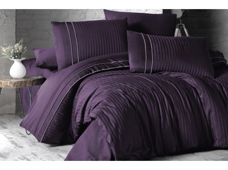 Постельное белье First Choice. DELUXE Satin STRIPE STYLE MOR