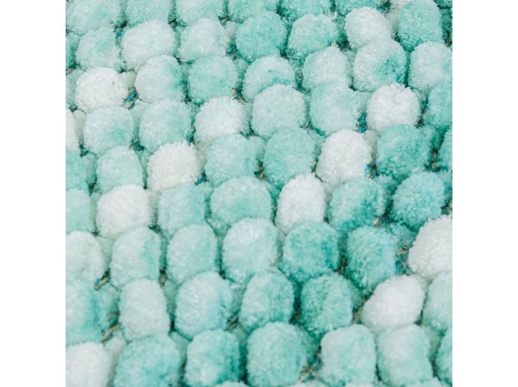 Коврик Home Line. Shady бело-бирюзовый