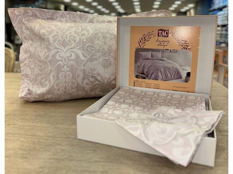 Постельное белье TAC. Сатин Castillo Lilac
