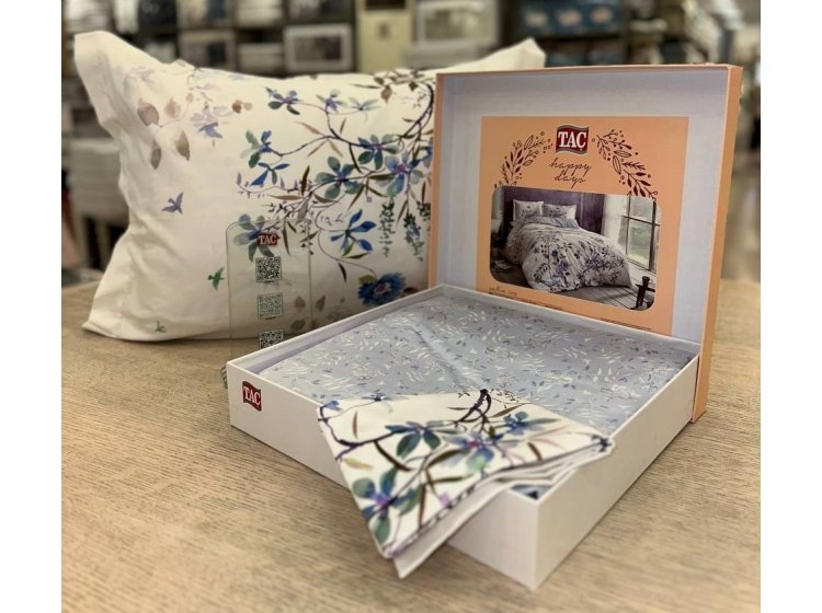 Постельное белье TAC. Sateen Lindy Blue