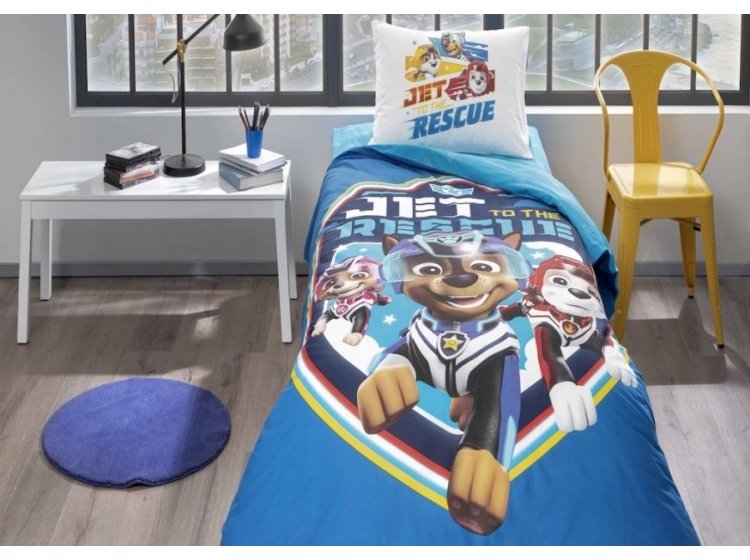 Подростковое постельное белье TAC. Ранфорс Disney Paw Patrol Jet