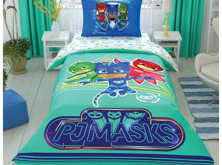 Подростковое постельное белье TAC. PJ Masks Move Ранфорс